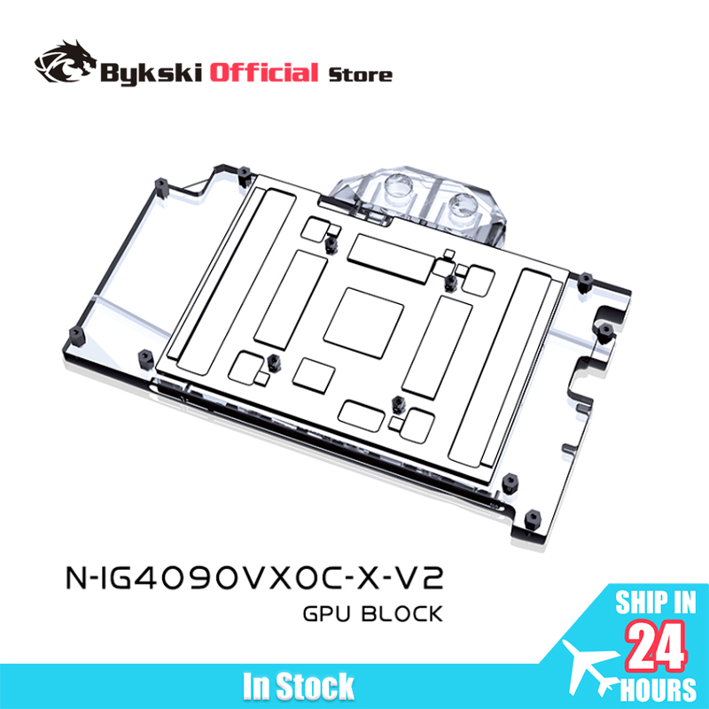 Rtx 4090 Water Block - Bykski N-IG4090VXOC-X-V2 Blok Air untuk GeForce