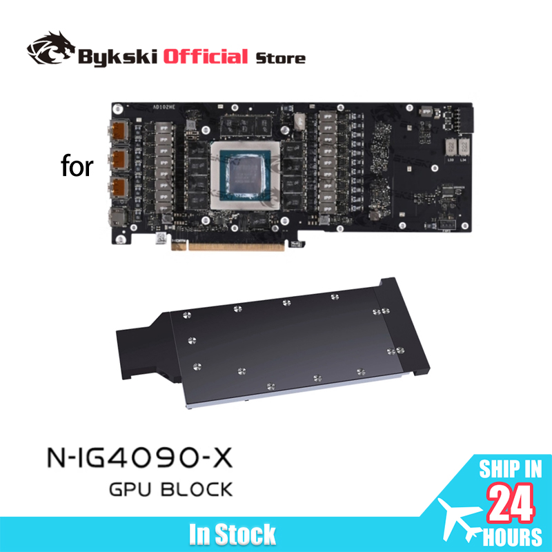 Rtx 4090 Water Block - Blok Air GPU Bykski untuk Kartu