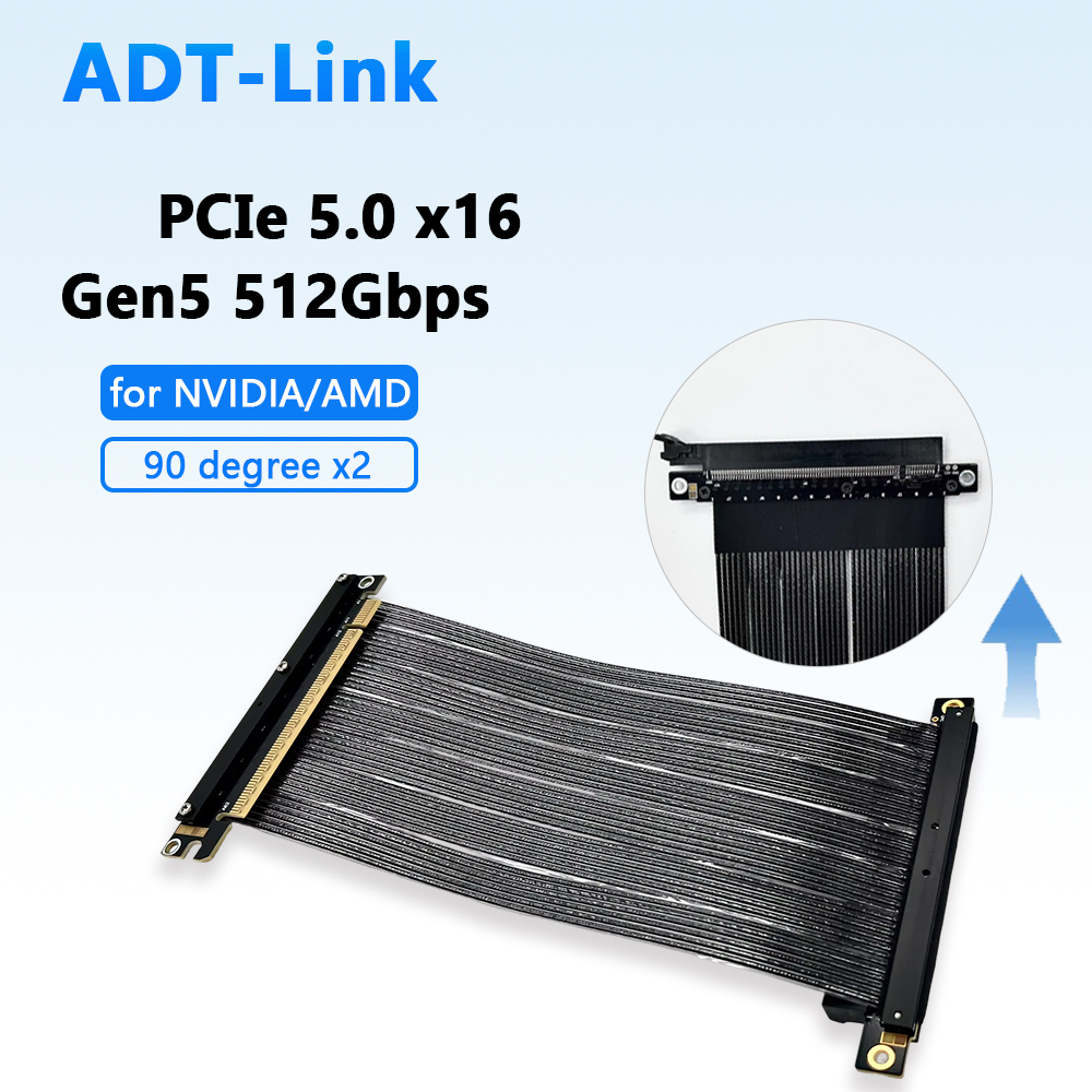 Pcie 5.0 Gpu Riser Cable - Kabel Riser GPU Kartu Grafis PCIE
