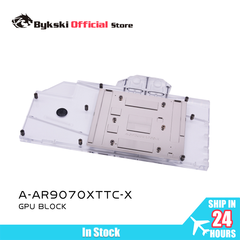 Rx 9070 Xt - Blok GPU Bykski A-AR9070XTTC-X untuk Kartu
