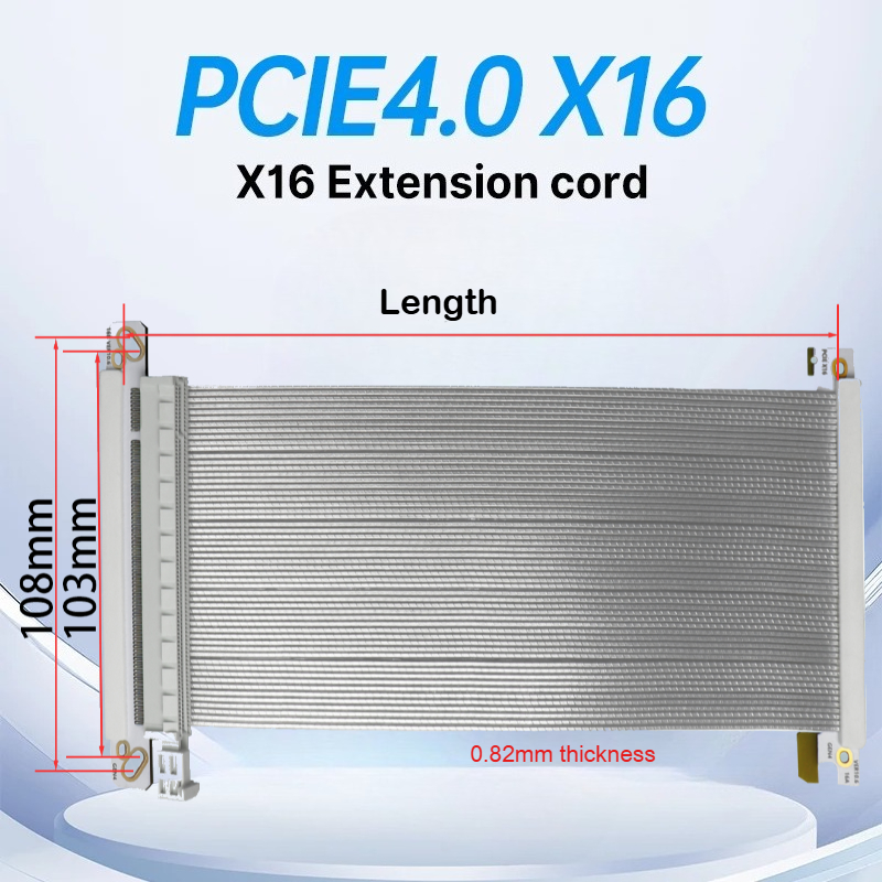 ADT-Link PCI-E x16 4.0 Kabel R - Itx Gpu Riser Pcie 4.0 16X ulasan dan harga