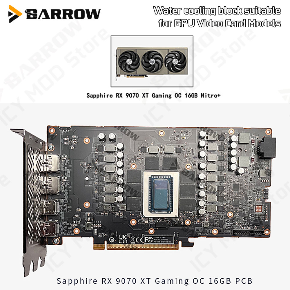 Blok Pendingin Air Kartu Grafi - Rx 9070 16Gb ulasan dan harga