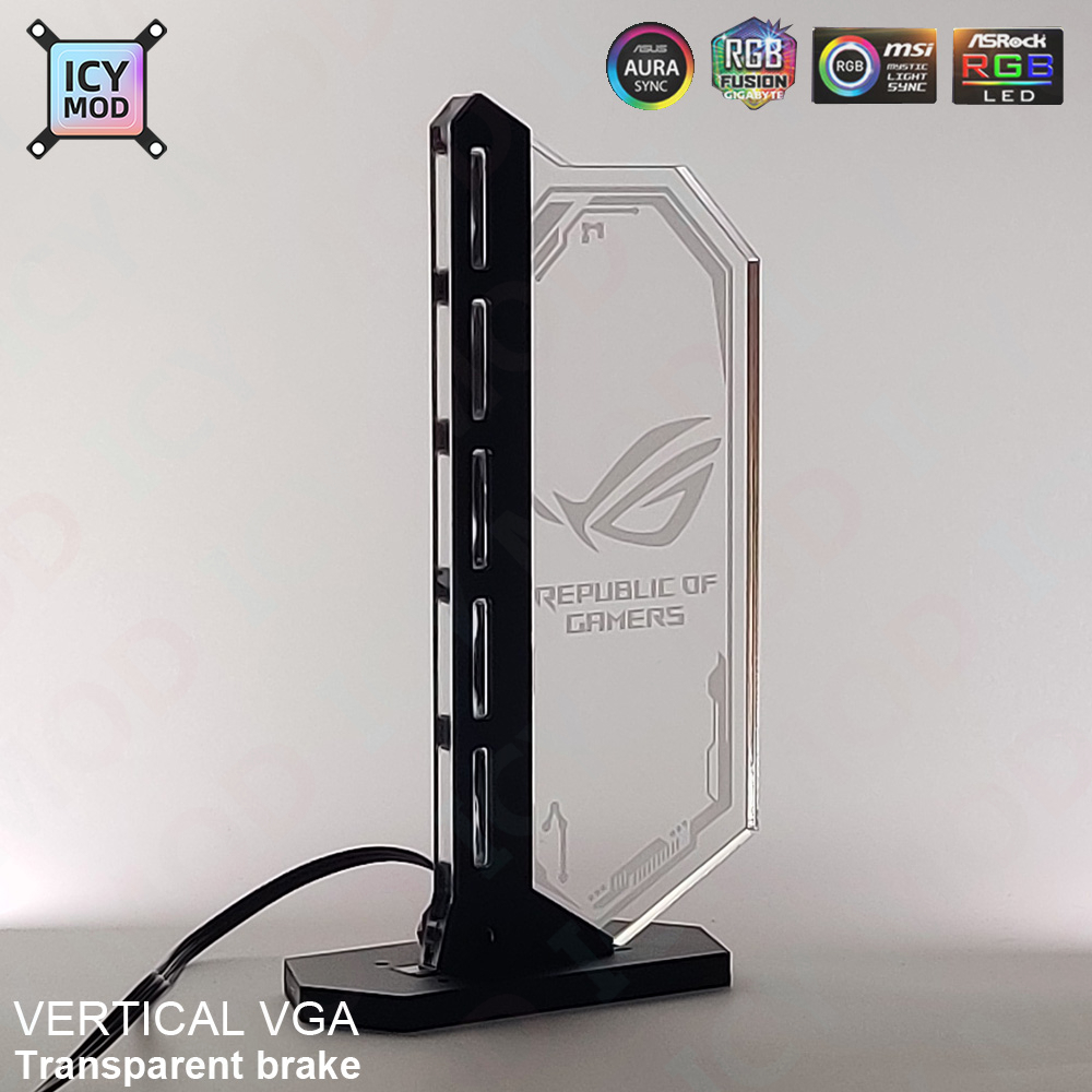 GPU Vertikal Transparan Menduk - Desktop Gaming Gpu 32Gb ulasan dan harga