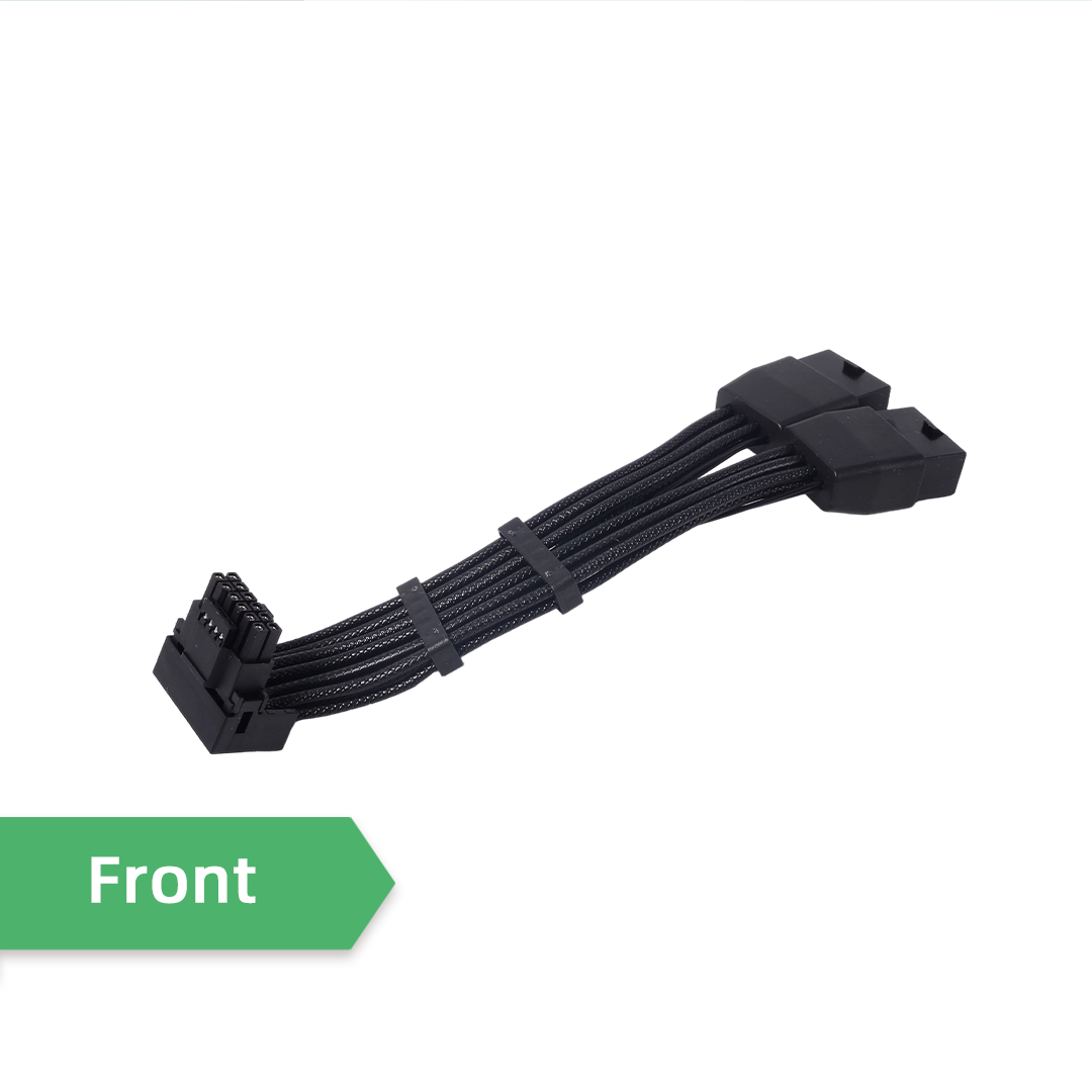 Antarmuka PCIE 5.0 2X8PLA 16AW - Dual 8Pin To 16Pin 12Vhpwr Cable ulasan dan harga