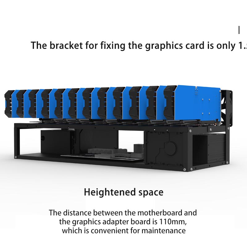 6/8/12 Kartu GPU Bracket Open  - Gpu Mining Rig Frame 8 Gpu ulasan dan harga