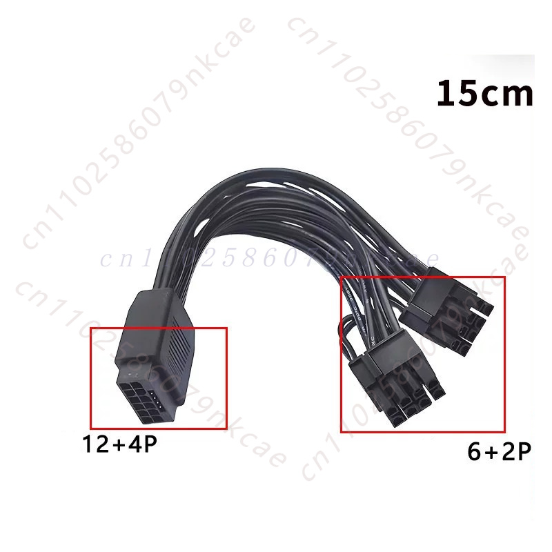 Kabel Daya GPU PCIe 12VHPWR 16 - Dual 8Pin To 16Pin 12Vhpwr Cable ulasan dan harga