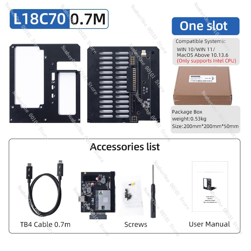 Dock GPU Eksternal L18 Thunder - Gpu External Dock Egpu Thunderbolt 4 ulasan dan harga